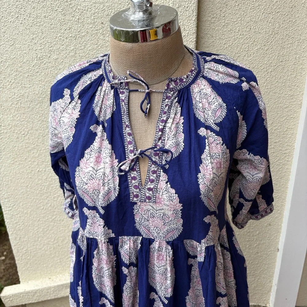 Matta NY beautiful Katia Dal tiered midi dress with great pockets - Picture 5 of 16